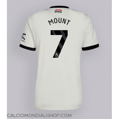 Maglie da calcio Manchester United Mason Mount #7 Terza Maglia 2024-25 Manica Corta